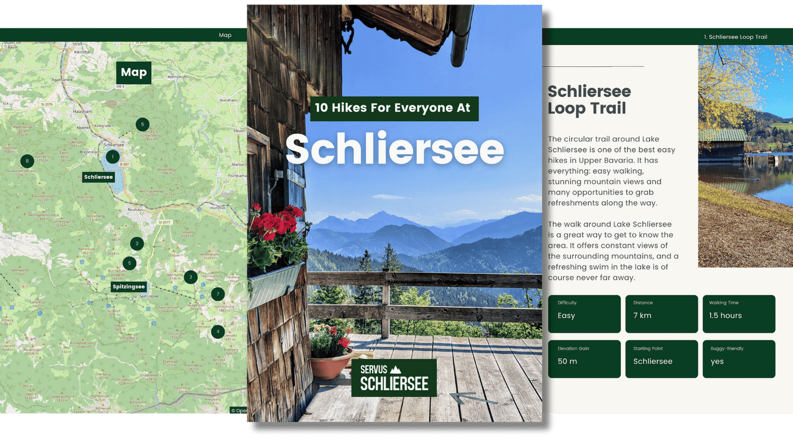 eBook Hiking Guide Schliersee Bavaria